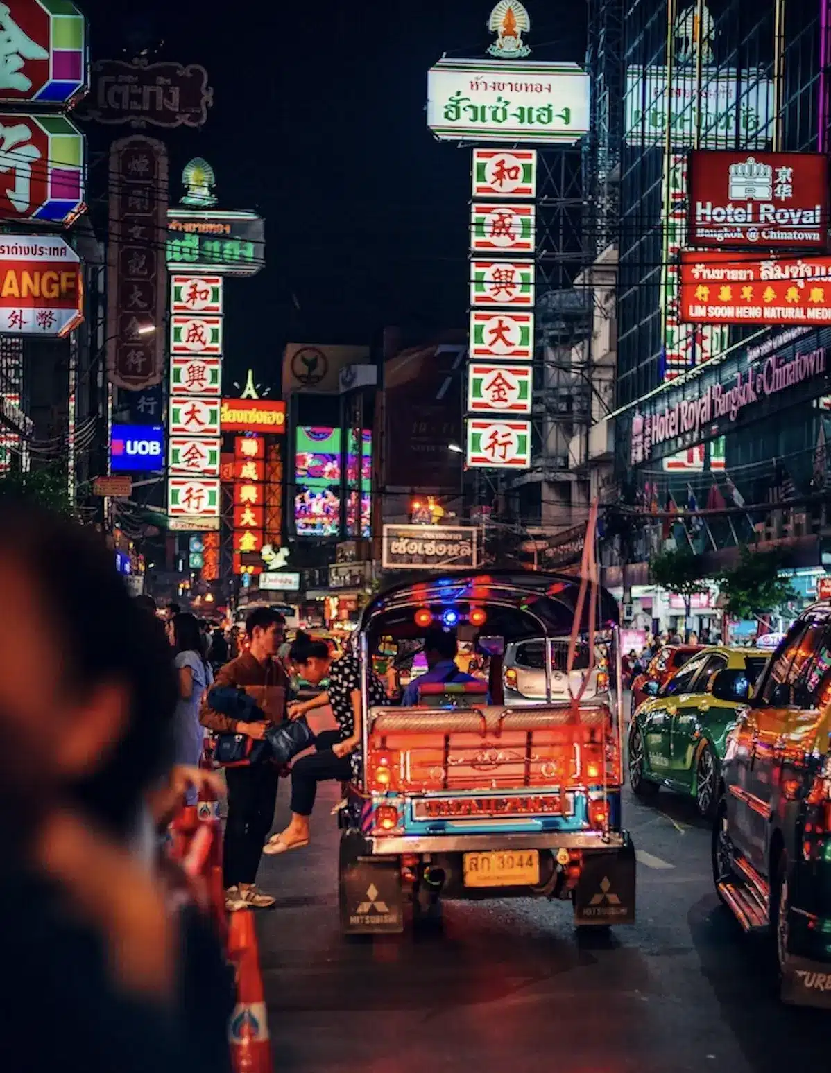 The frenetic streets of Bangkok Thailand.